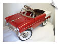 1955 Classic Pedal Car Red-White